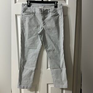 OLD NAVY Pixie Straight Ankle Striped Pants NWOT